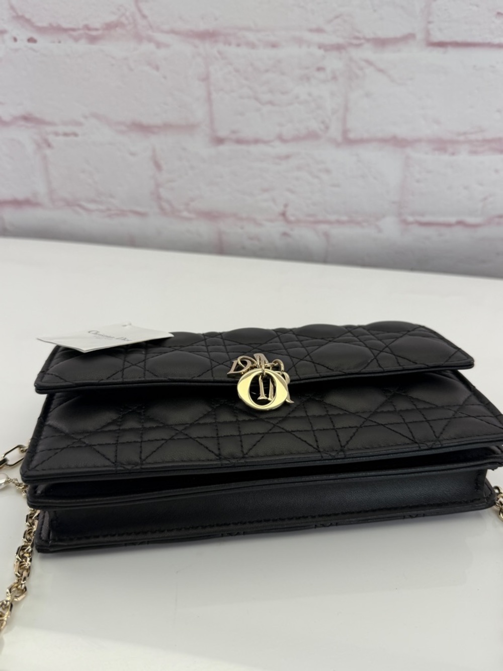 Dior My Dior Mini Black Quilted Cannage Lambskin Shoulder Bag - Picture 5 of 16